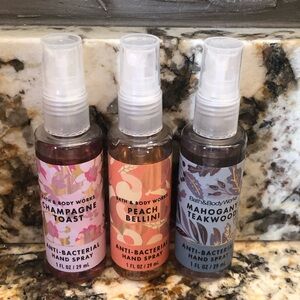 Bath and Body Works Anti-Bacterial Hand Spray Mixed Bundle